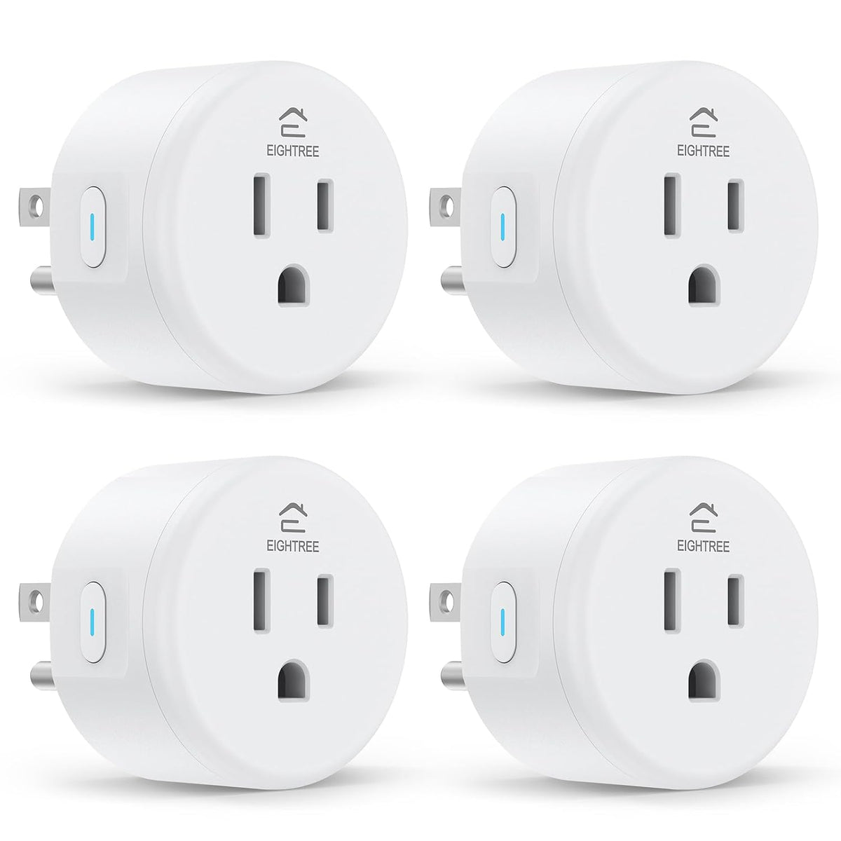EIGHTREE Enchufe inteligente WiFi que funciona con Alexa y Google H...
