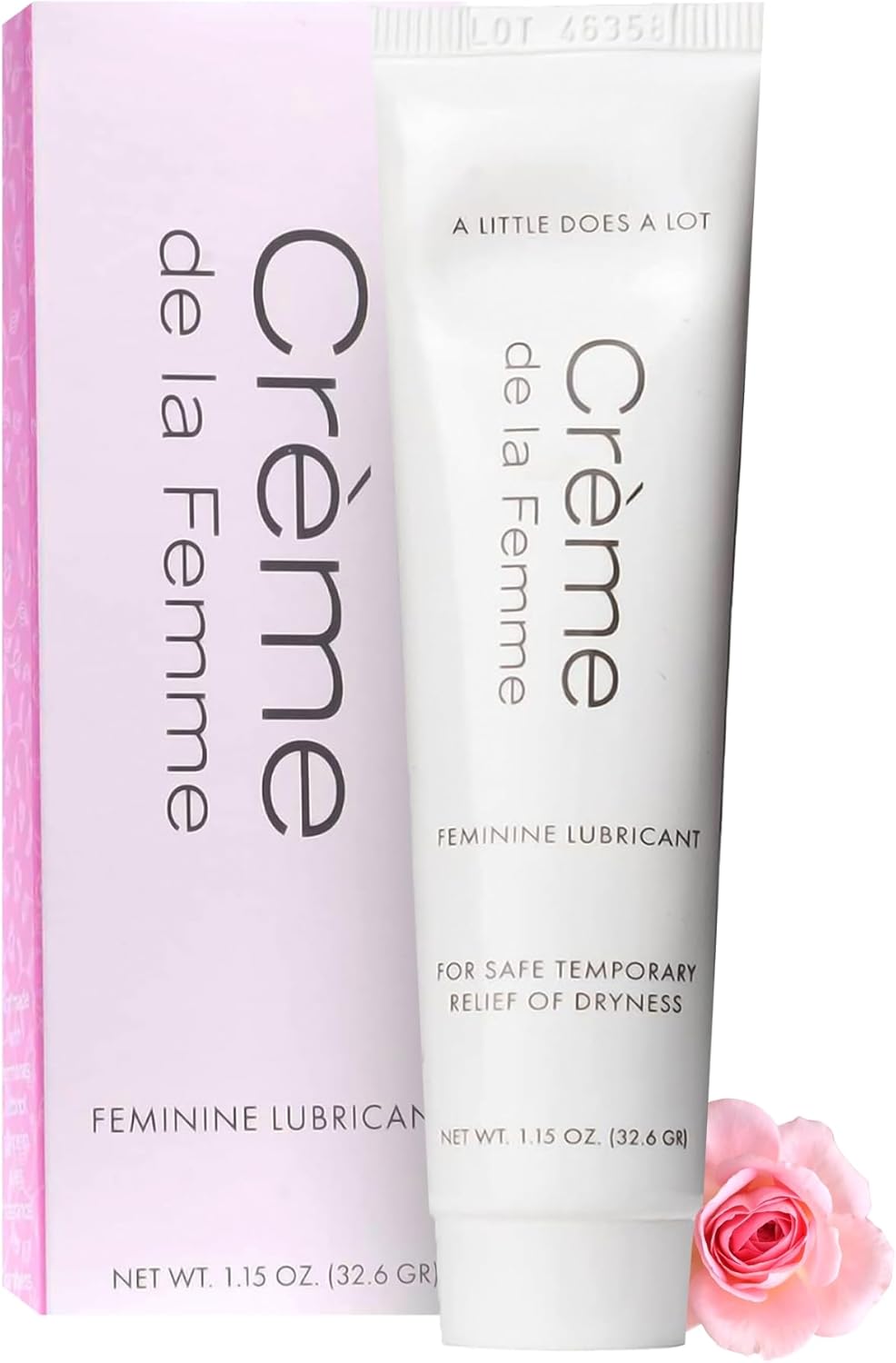 Crema hidratante vaginal diaria Crème De La Femme para un alivio du...