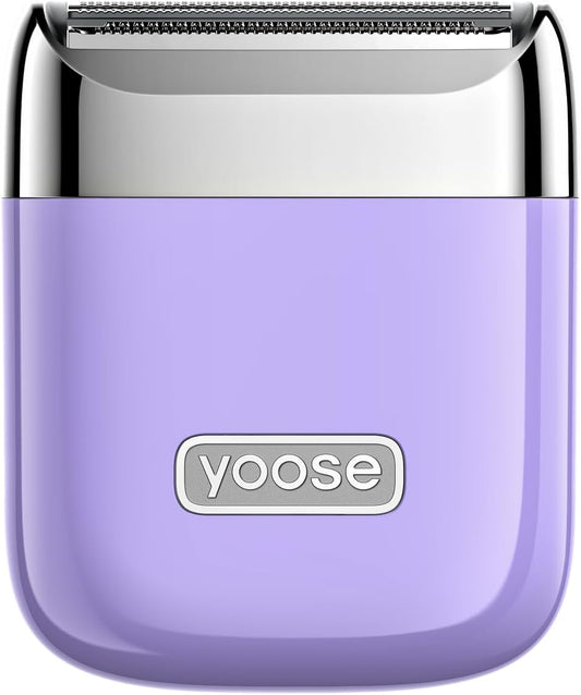 yoose Maquinillas de afeitar eléctricas para mujer, recortadora de...