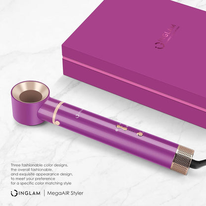 IG INGLAM MegaAIR Styler, cepillo secador de pelo profesional 5 en...