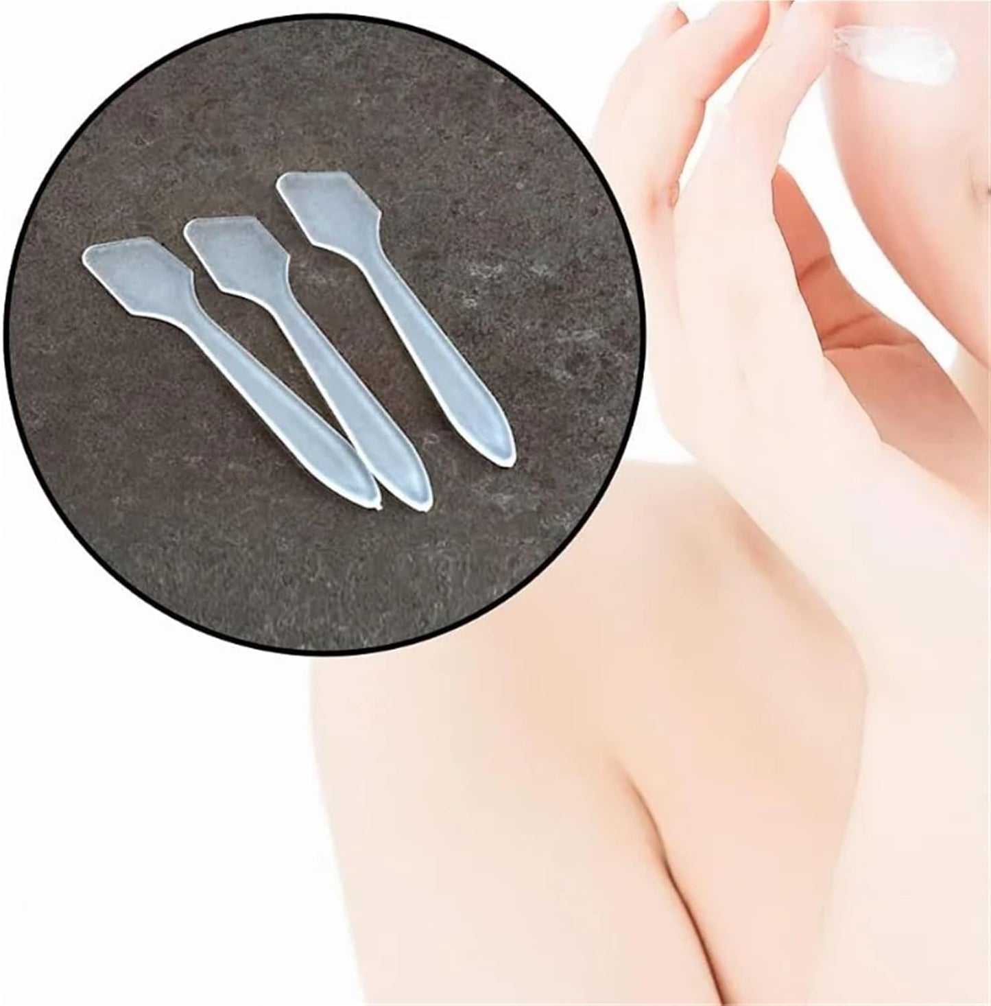 Aplicador de mascarilla facial, espátula cosmética de bricolaje, cu...