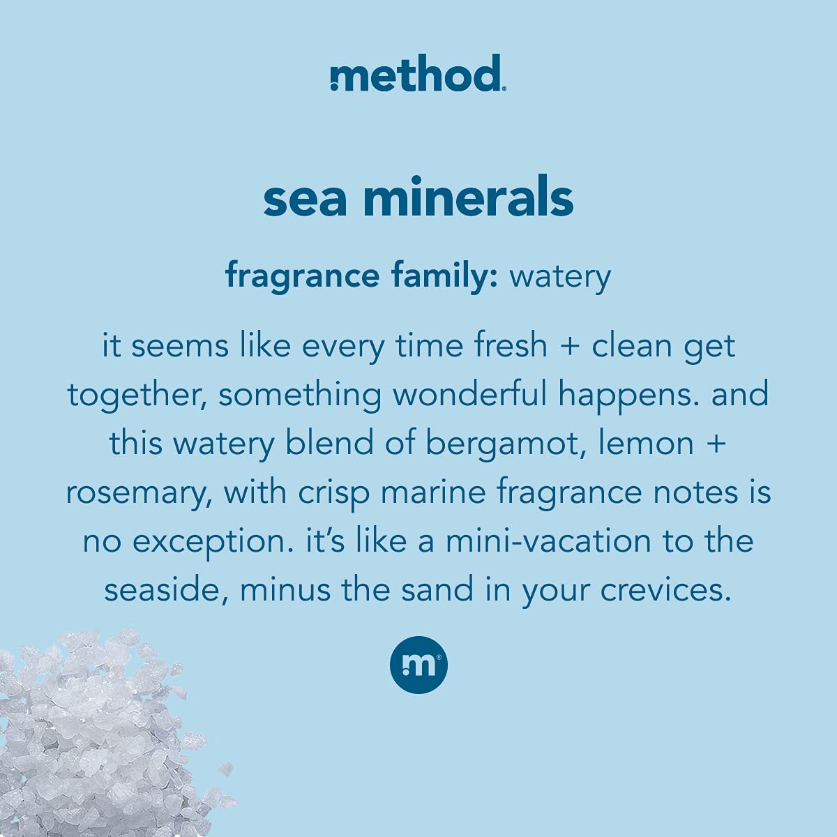 Method Repuesto de jabón de manos espumoso, minerales marinos, bote...