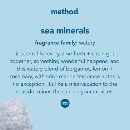 Method Repuesto de jabón de manos espumoso, minerales marinos, bote...