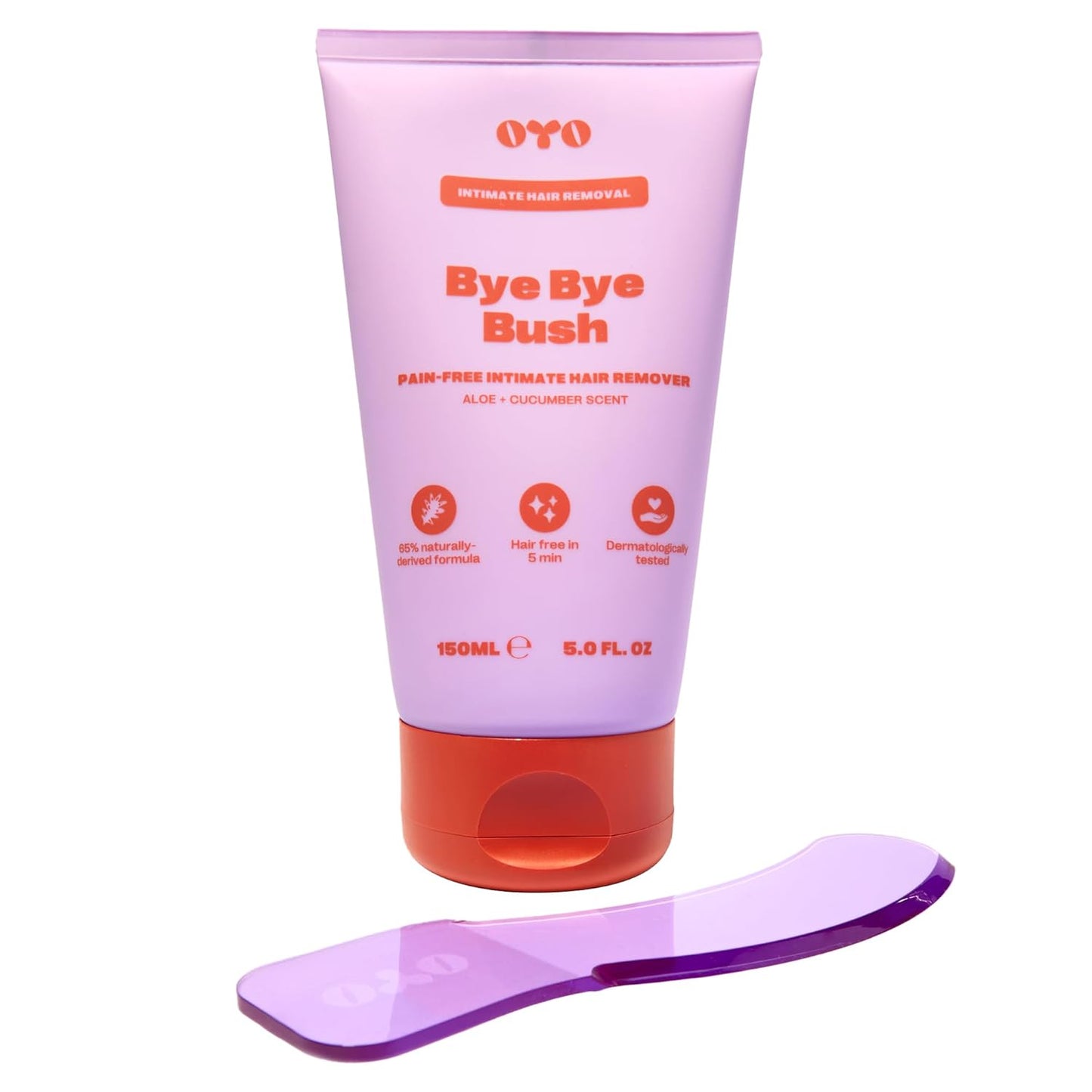 Bye Bye Bush by OYO - Crema depiladora para mujeres para área priva...