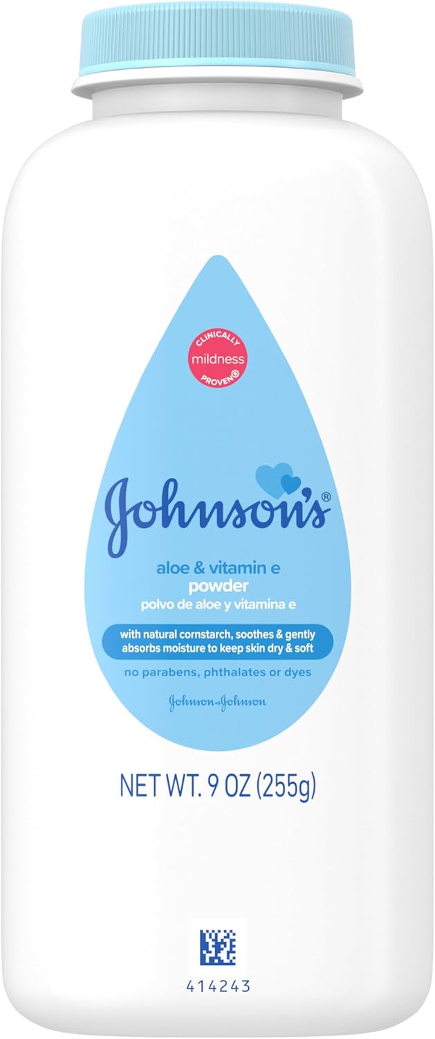 Johnson's - Talco para bebé para piel delicada, hipoalergénico,...