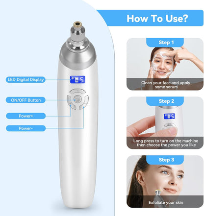 Máquina facial mejorada de micro dermoabrasión de diamante, herrami...