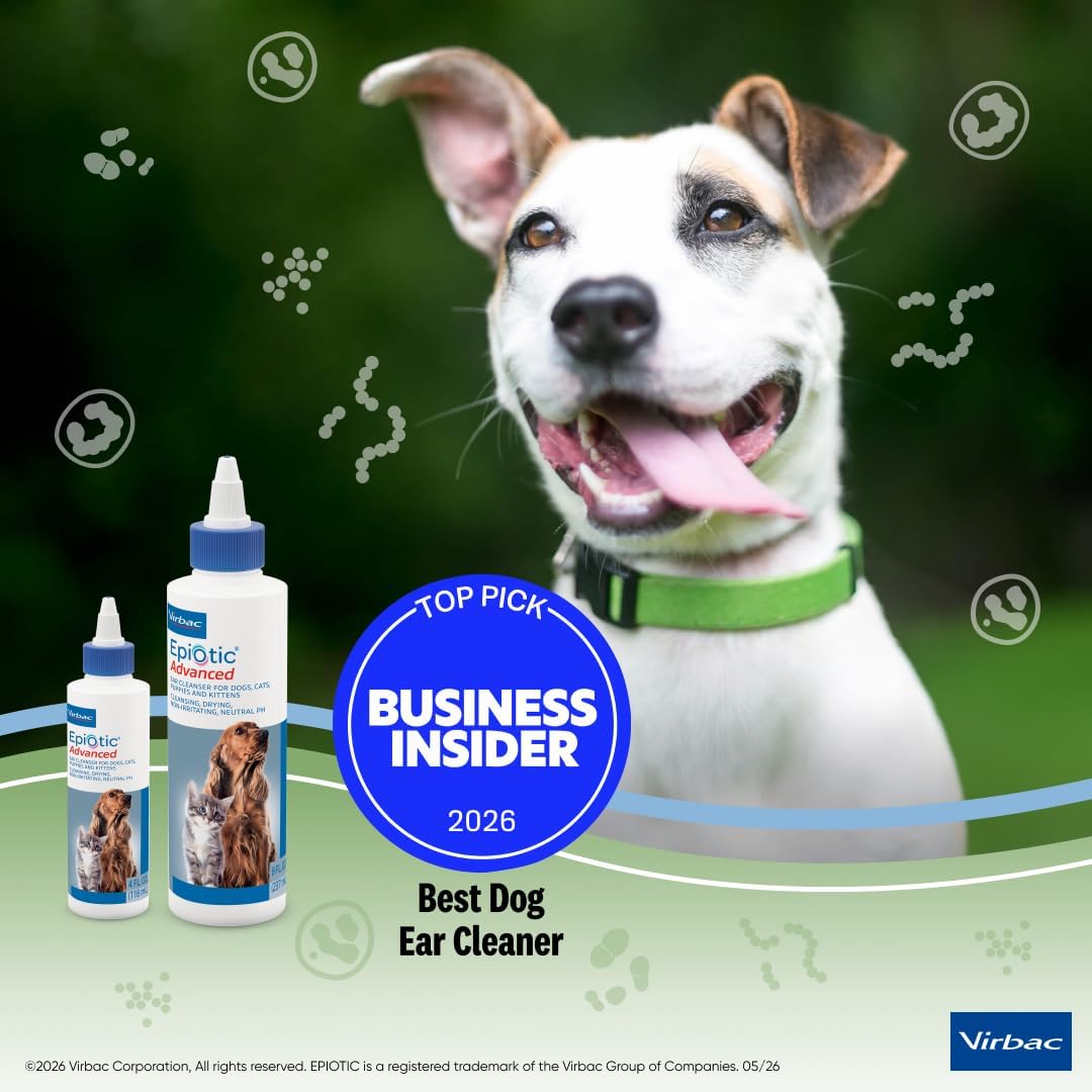 Epiotic Advanced Ear Cleanser | Limpiador suave de oídos para perro...