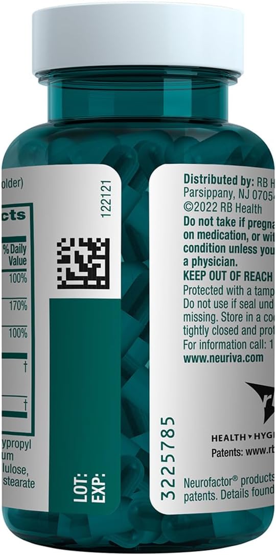 NEURIVA - Rendimiento cerebral Plus, suplemento de apoyo cerebral c...