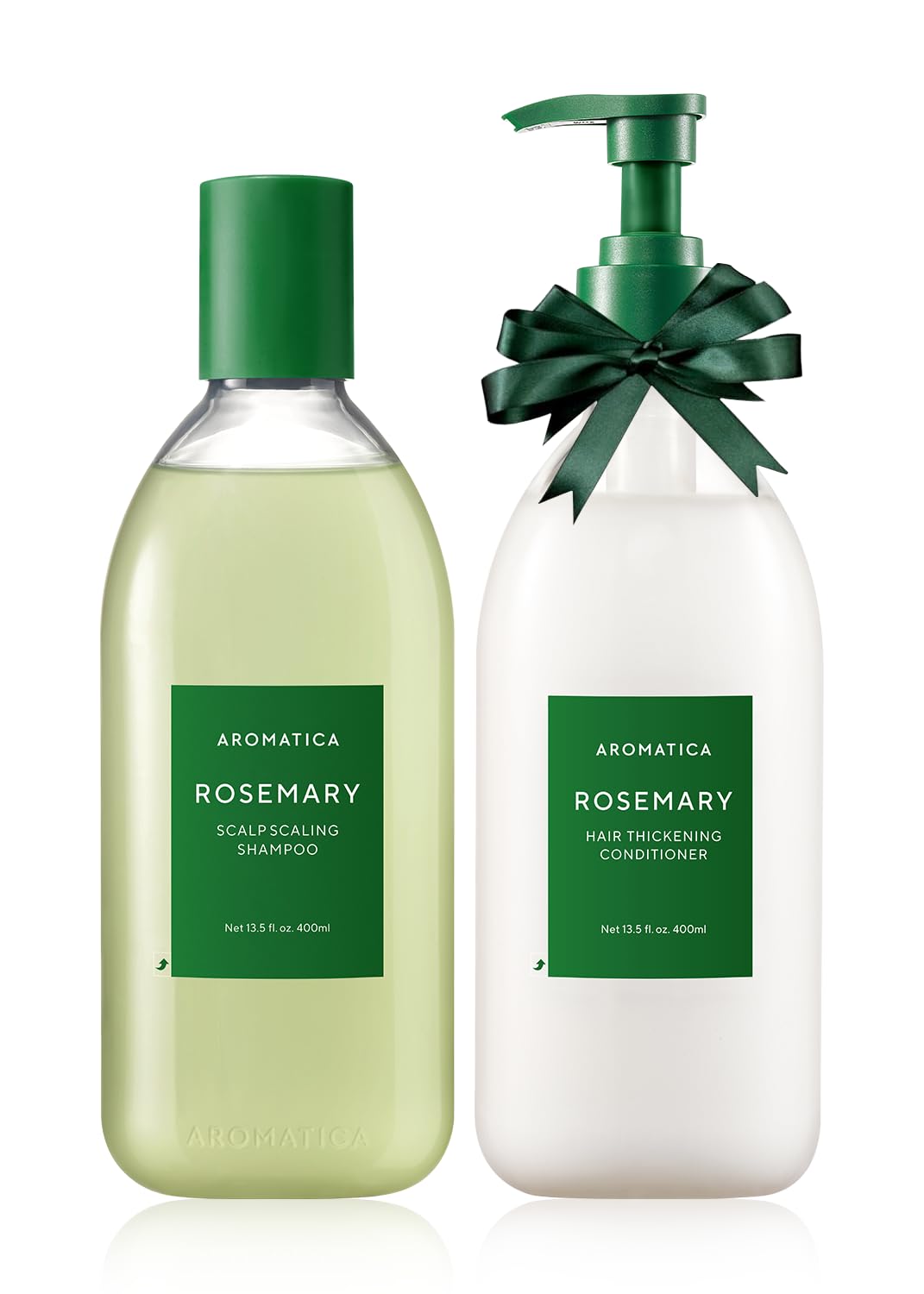 AROMATICA Set de champú y acondicionador para escamar el cuero cabe...