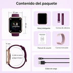 Gydom Relojes inteligentes para mujer para Android y iPhone, Alexa...