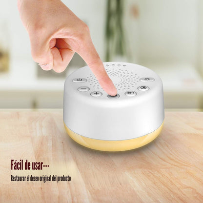 Easysleep - Máquina de sonido con 25 sonidos relajantes y luces noc...