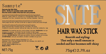 Samnyte Barra de cera para el cabello, ceras para peinar el cabello...