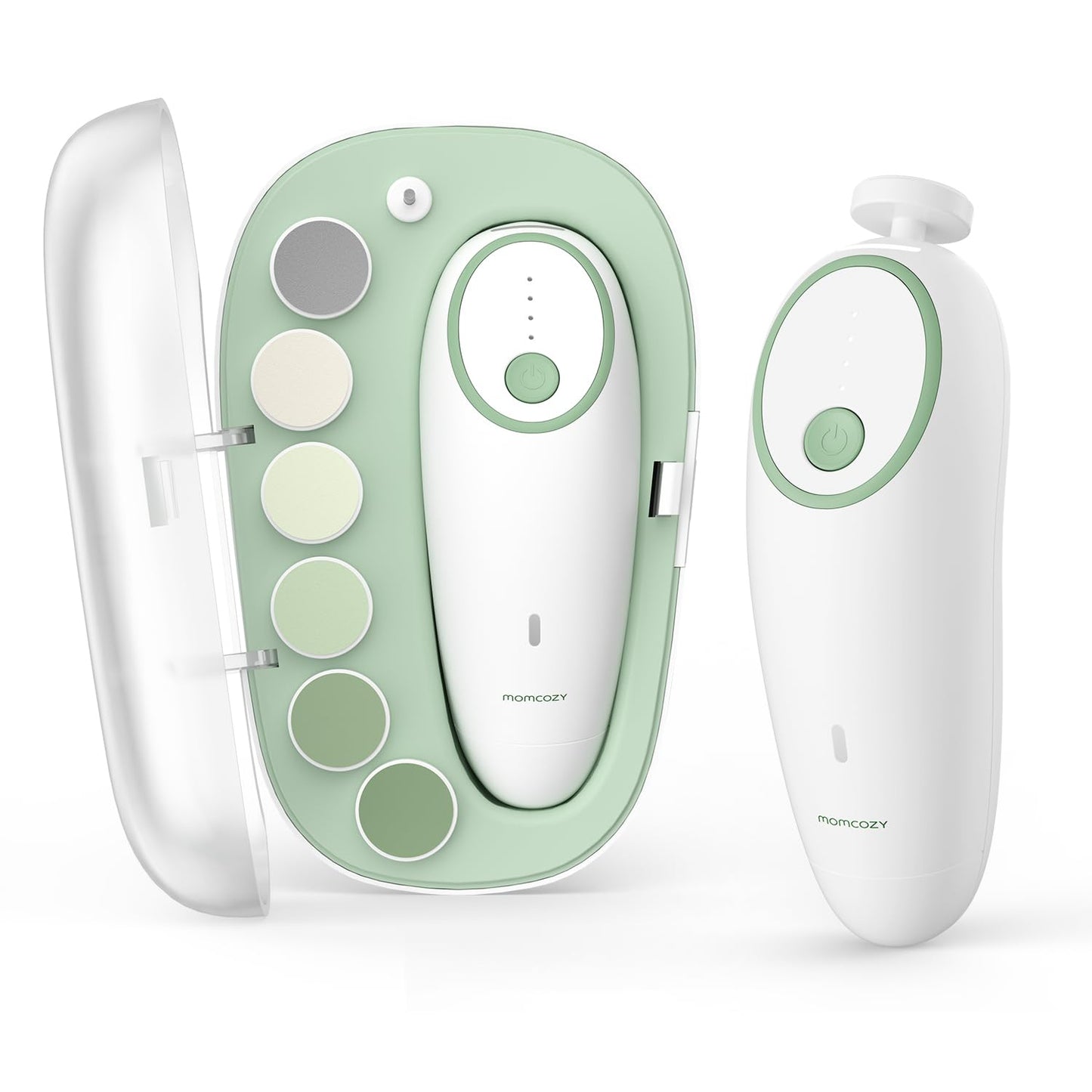 Momcozy Lima eléctrica de uñas para bebé, recortadora de uñas eléct...