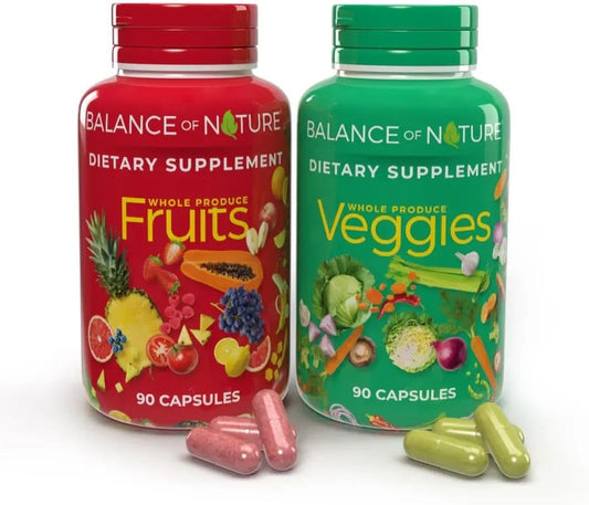 Suplementos de frutas y verduras de Balance Of Nature - 90 cápsulas...