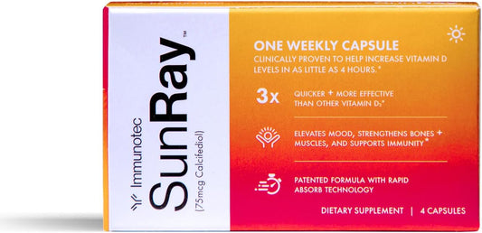 Suplemento de vitamina D Sunray® Calcifediol | Vitamina D de acción...