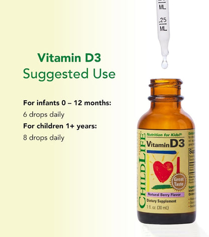 Vitamina D3 Child Life, 3, 3