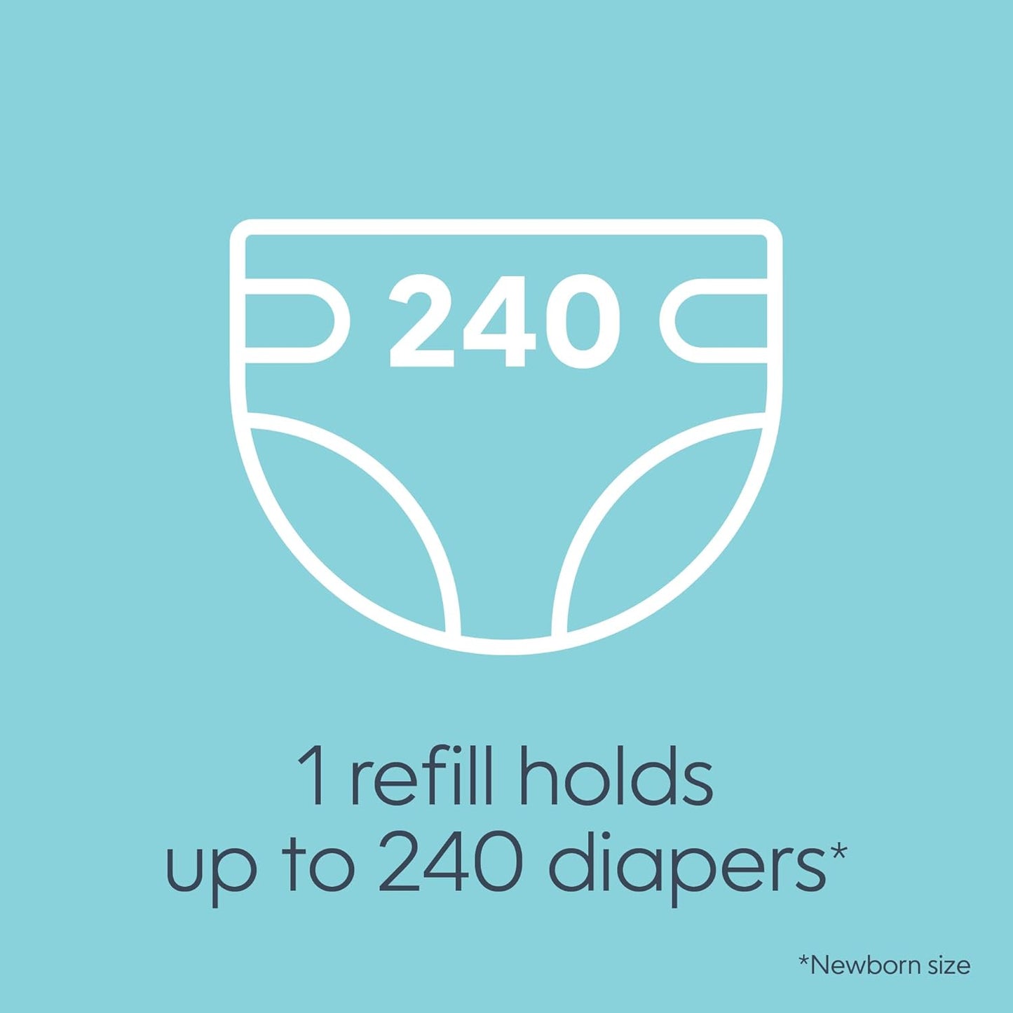 Diaper Genie Bolsas de repuesto de 240 unidades (paquete de 1) con...