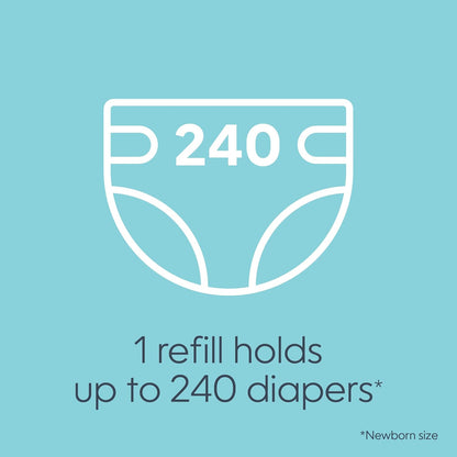 Diaper Genie Bolsas de repuesto de 240 unidades (paquete de 1) con...