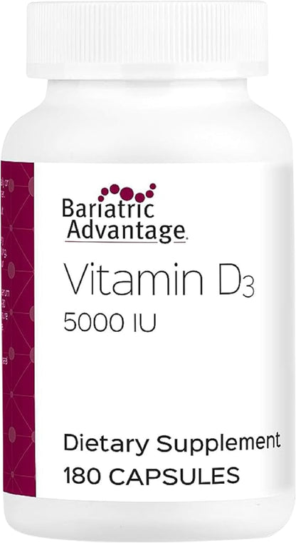 Bariatric Advantage Vitamina D3 5,000 UI - Cápsulas de vitamina D b...