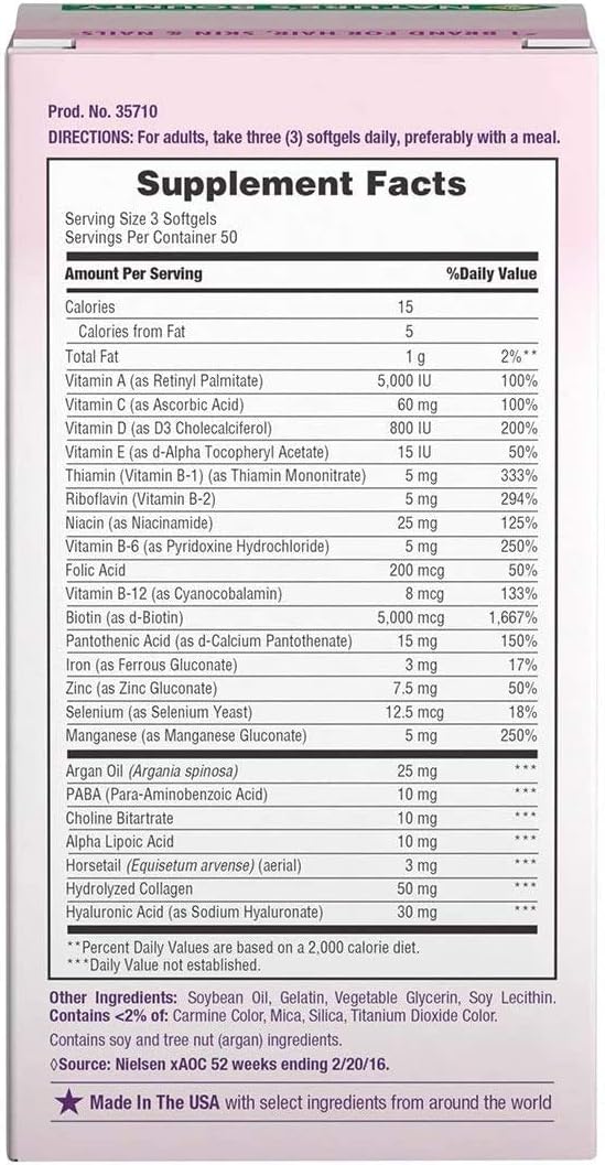 Nature's Bounty Optimal Solutions - Cápsulas blandas extra fuer...