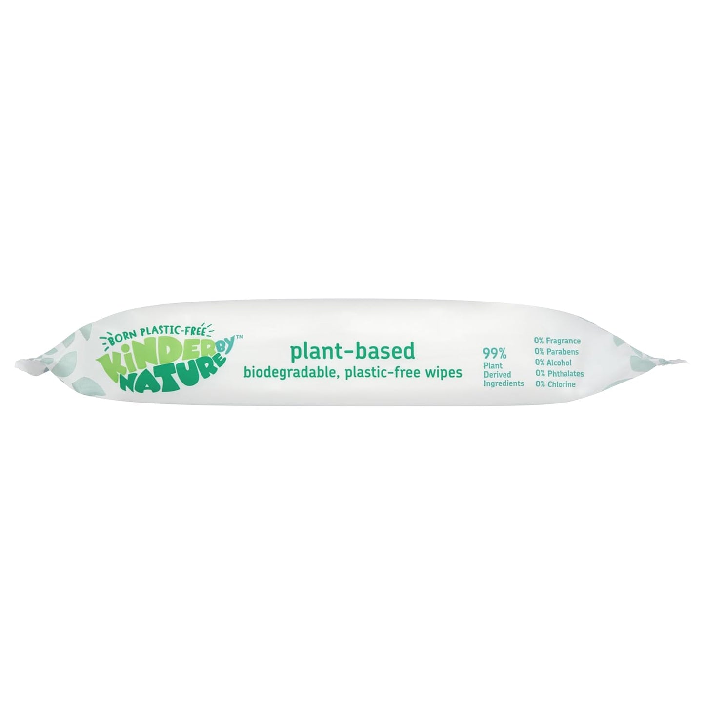 Kinder by Nature Toallitas para bebés a base de plantas, 100% biodegradables y compostables, 672 unidades (12 paquetes de 56), 99% ingredientes a base de plantas, toallitas sin plástico