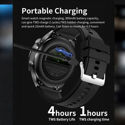 Reloj inteligente con auriculares, relojes inteligentes TWS 2 en 1,...