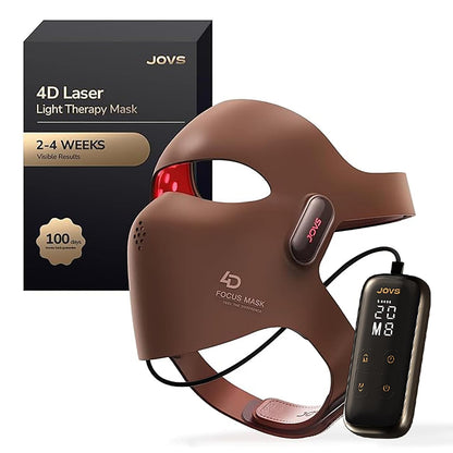 JOVS, máscara de terapia láser 4D para rostro, máscara facial de te...