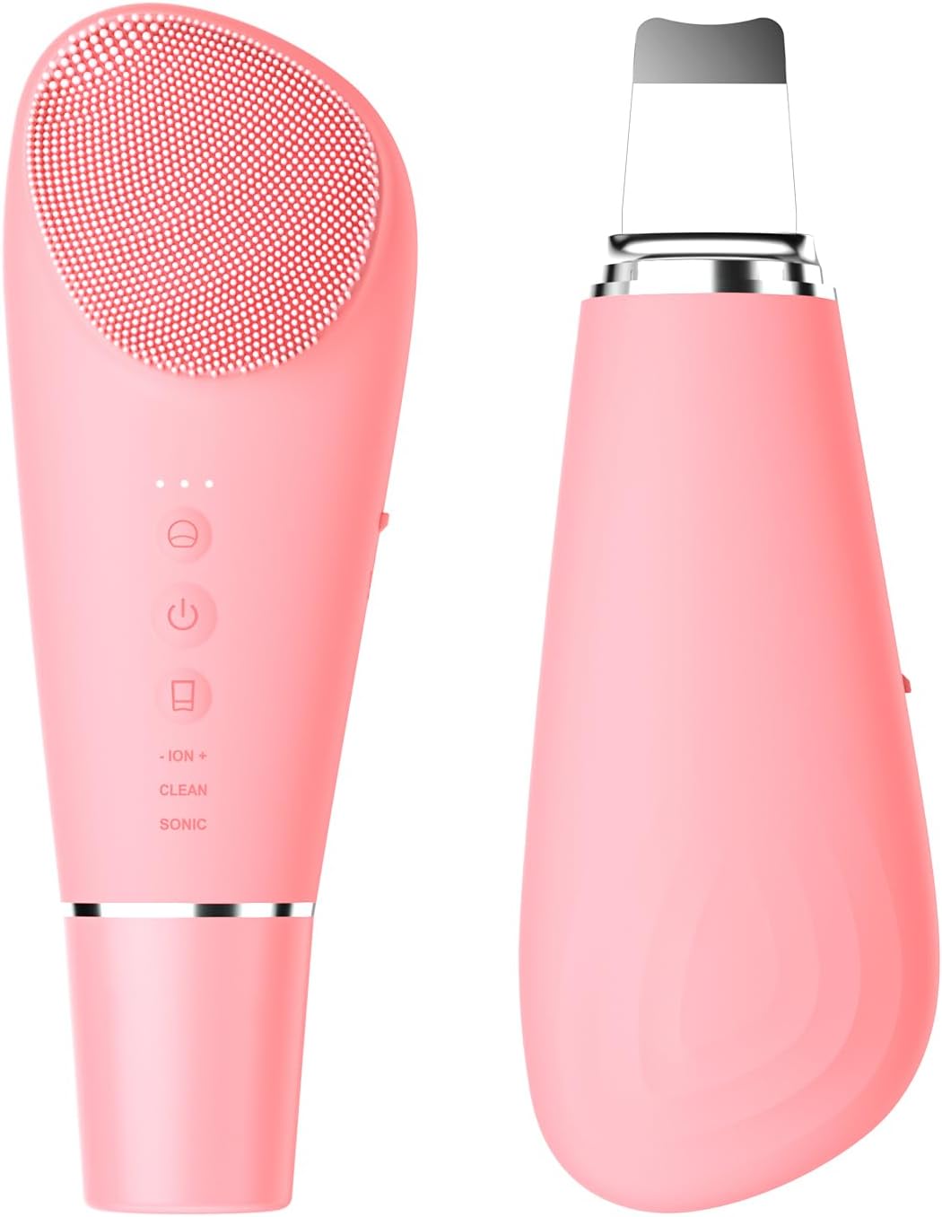 Stepcare Cepillo facial de silicona recargable 2 en 1, cepillo de l...