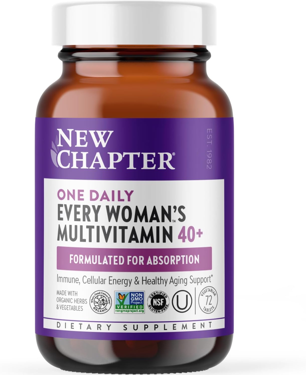 New Chapter Multivitamina de mujeres + apoyo inmunológico: cada una...