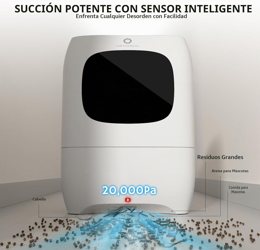 AIRTHEREAL T1 Aspirador automático sin contacto, sensor automático,...