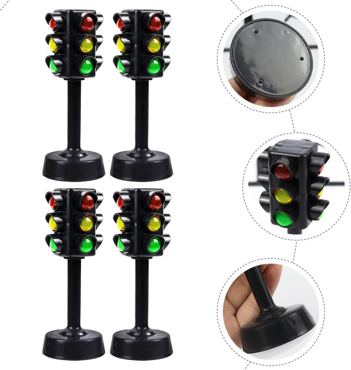 Juguetes de semáforo para niños Modelo de señal de tráfico para educación temprana Mini lámpara roja verde juego de luz