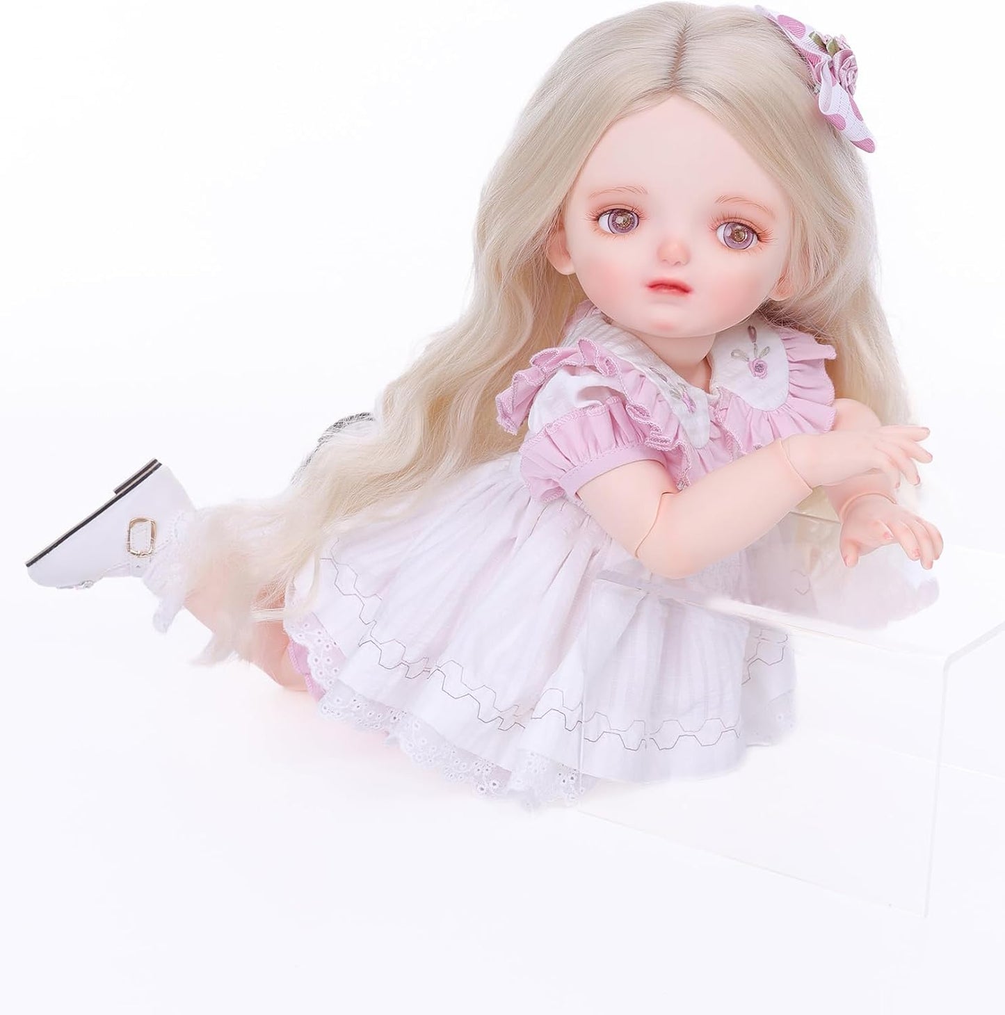Cloveray Muñecas BJD, muñeca articulada escala 1\/4 con 15 articula...