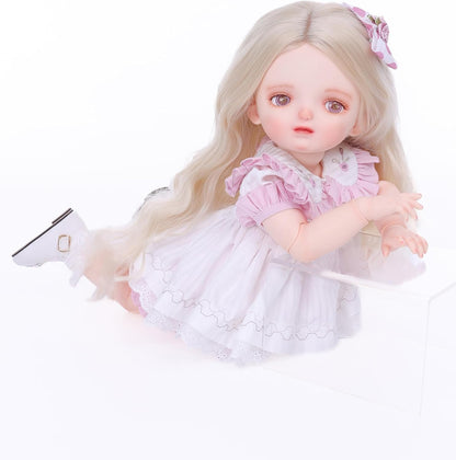 Cloveray Muñecas BJD, muñeca articulada escala 1\/4 con 15 articula...