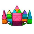 MAGNA-TILES Juego clásico de construcción magnética de 32 piezas, l...