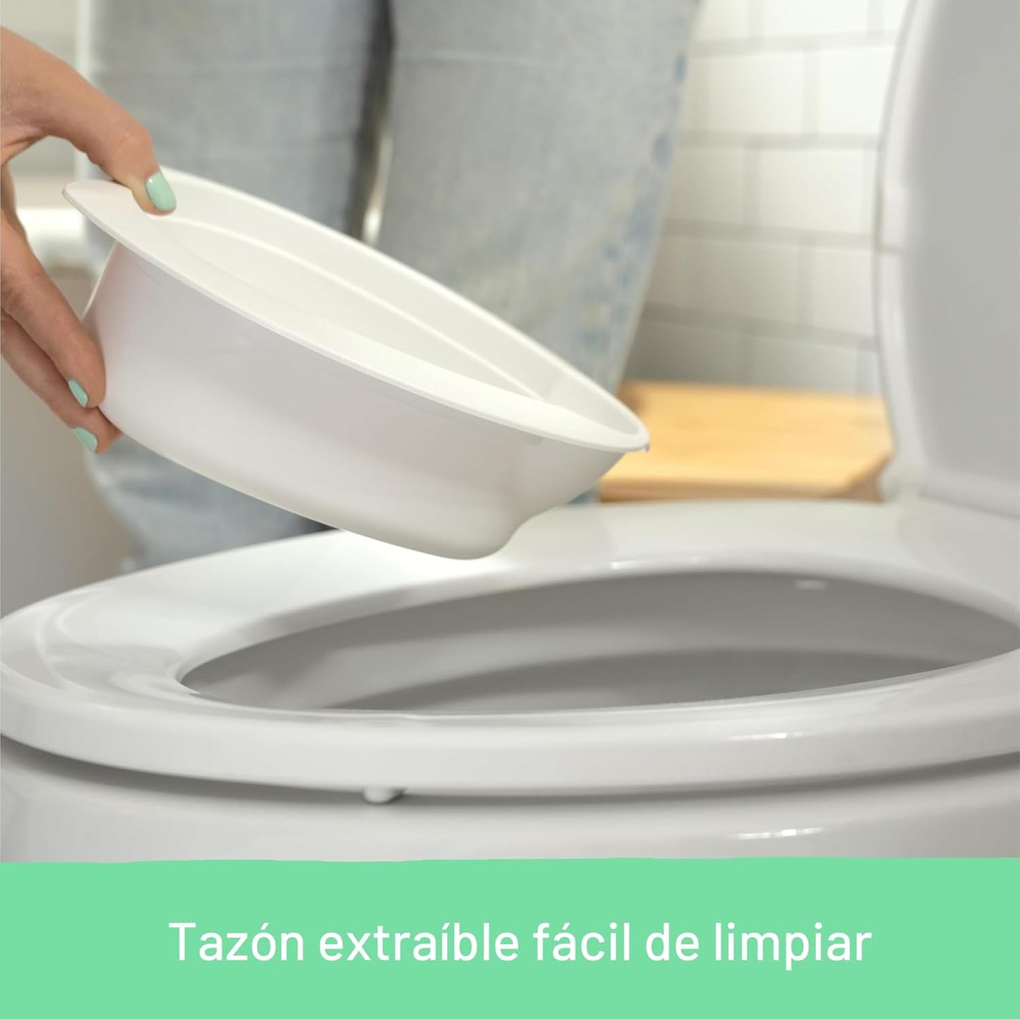 Ingenuity My Size Potty Pro en rosa, inodoro de entrenamiento infan...