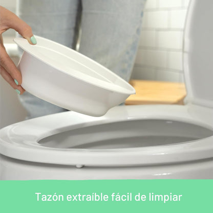 Ingenuity My Size Potty Pro en rosa, inodoro de entrenamiento infan...