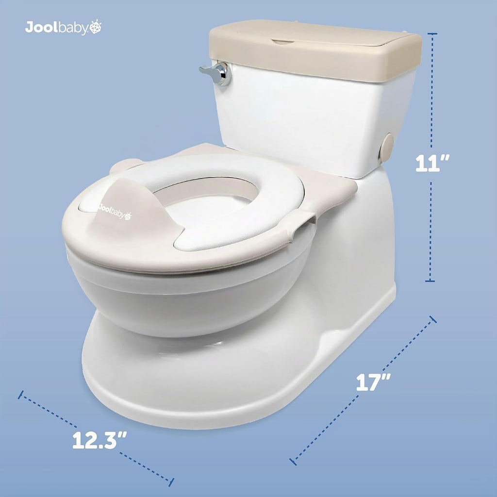 Jool Baby Real Feel - Orinal 2 en 1 con almacenamiento de toallitas...