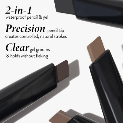 LAURA GELLER NEW YORK Sculpt-n-Stay - Lápiz impermeable para cejas...