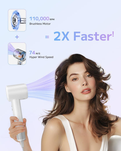 Secador de pelo, secador de pelo iónico de alta velocidad para seca...