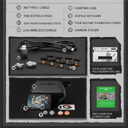 GameSir G7 Pro Wireless Gaming Controller - Officially Licensed for Xbox Series X|S, Xbox One, Windows PC & Android, TMR Joysticks, 1000Hz Polling Rate, Charging Station - Zenless Zone Zero Edition