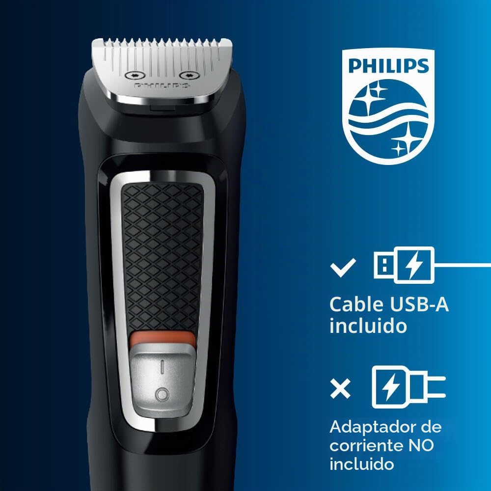 Norelco Philips Multigroom 3000 Series, recortadora todo en uno, re...