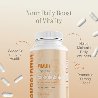 SUBSTANCE. Nature's Vitality Daily D3 Boost Suplemento \u2013 V...