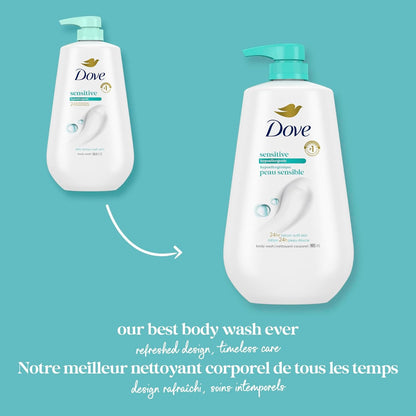 Dove, Jabón corporal para una piel más suave y lisa, elimina eficaz...