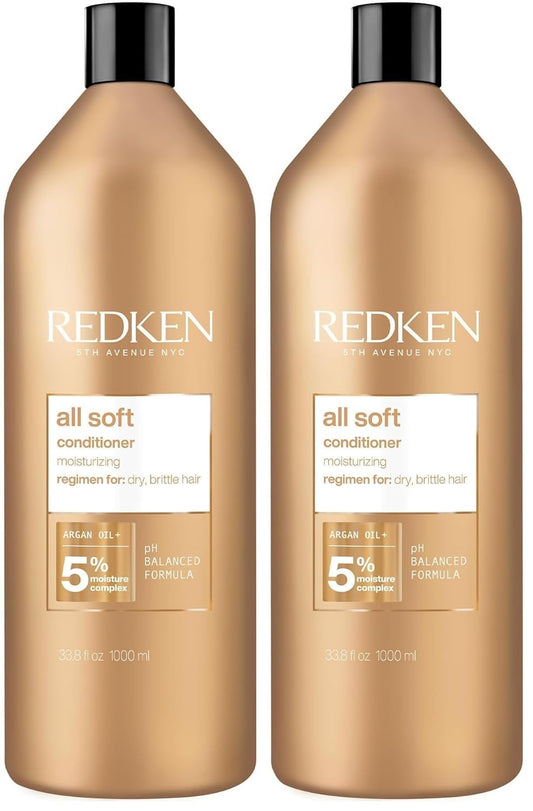 Redken All Soft Conditioner - Moisturizes &amp; Hydrates Dry, Britt...