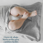 HALO Saco de dormir con manta de arropar 100% algodón, manta con 3...