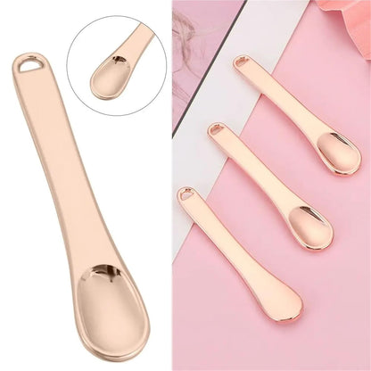 Lotion Spatula 20 PCS Metal Mini Spoon Sticks Face Mask Cosmetic Ma...