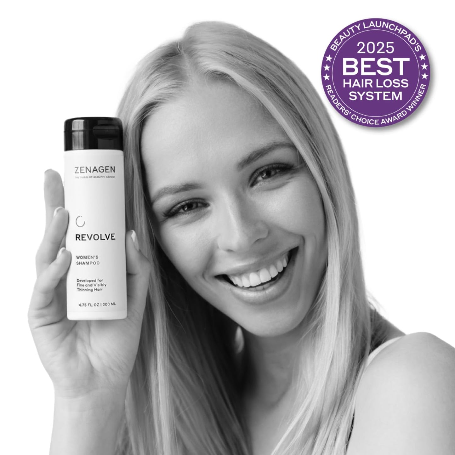 ZENAGEN Revolve - Kit de trío para mujer | Champú + acondicionador + densificador para cabello fino y visiblemente adelgazante, apoya la fuerza y el crecimiento del cabello, 1 unidad