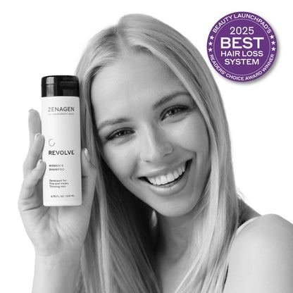 ZENAGEN Revolve - Kit de trío para mujer | Champú + acondicionador + densificador para cabello fino y visiblemente adelgazante, apoya la fuerza y el crecimiento del cabello, 1 unidad