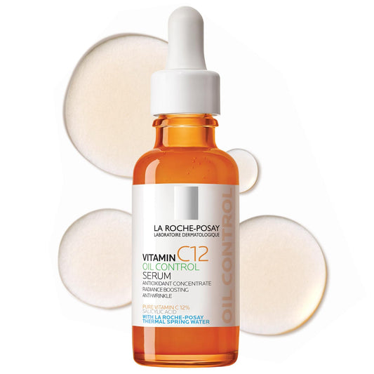 La Roche-Posay Suero puro de Vitamina C al 12% para cara con ácido...
