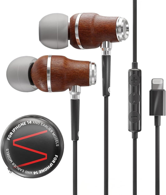 Symphonized - Auriculares con cable para iPhone con sonido de grave...